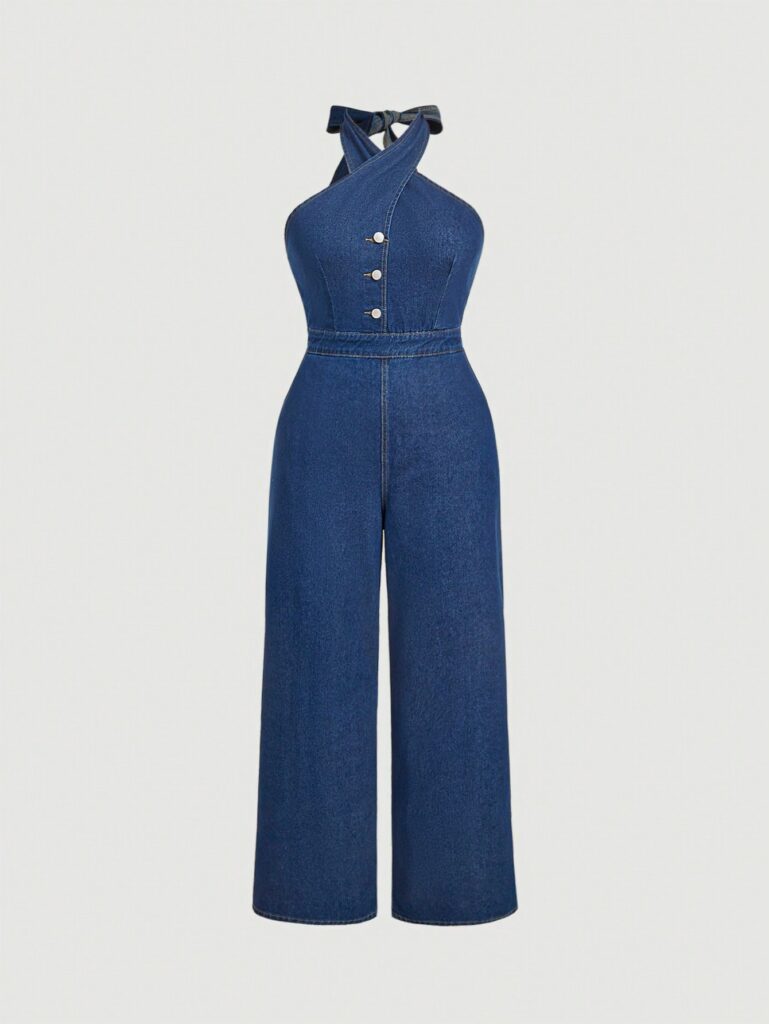 Women's Denim Jumpsuit