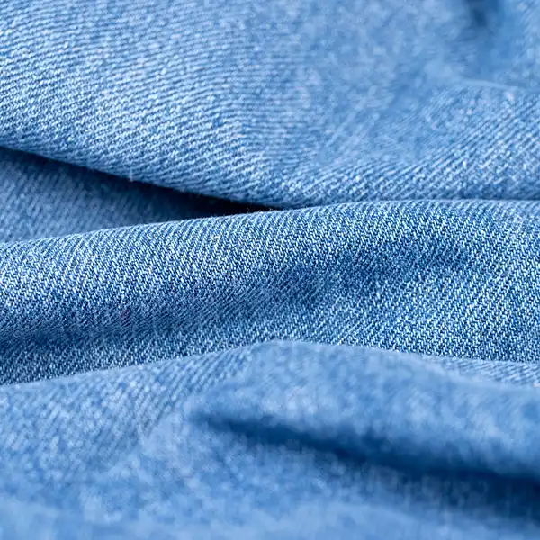 new blue denim pants fabric clothing from natural materials