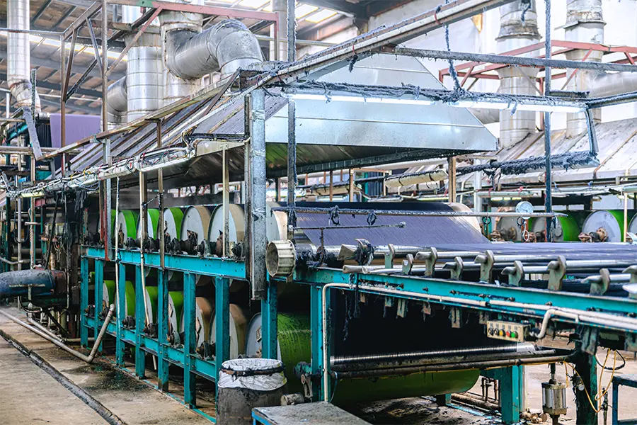 highly integrated advanced fabric manufacture denim cloth manufacturing factory 4