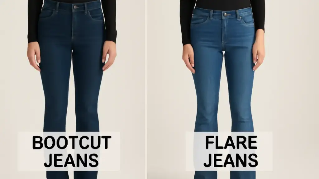 Straight Leg and Relaxed Fit Jeans Bootcut and Flare Jeans