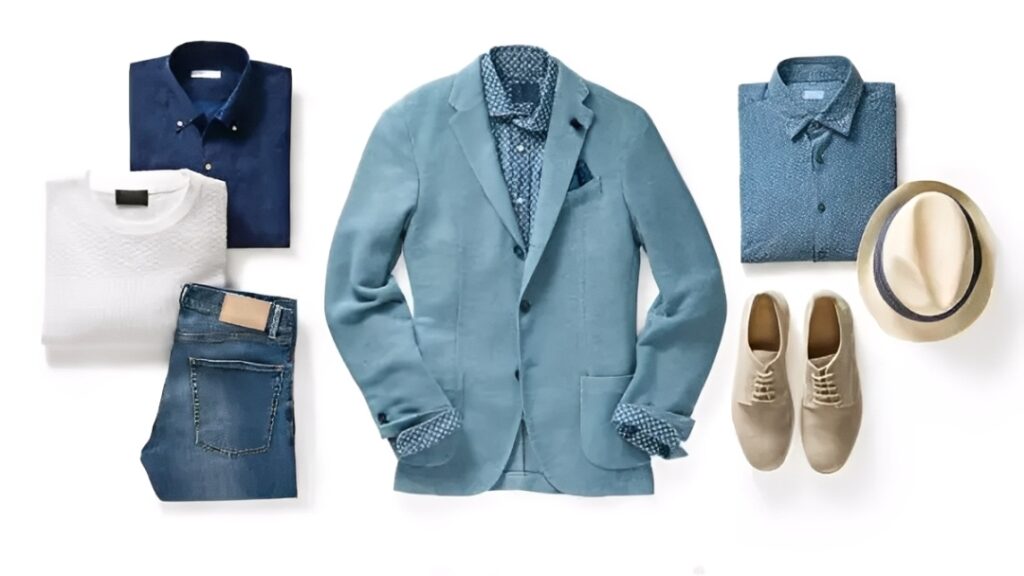 Men’s clothing and personal accessories isolated on white background (1)