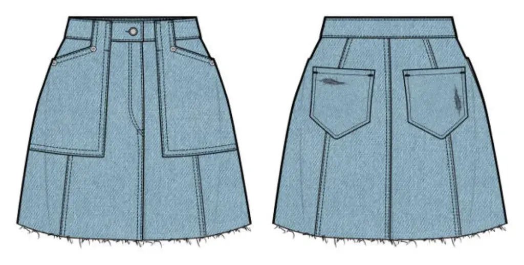 Wholesale Cheap Denim Skirts 4