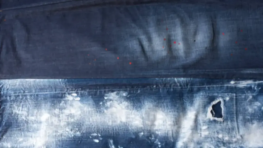 denim jeans Highlighted Fades