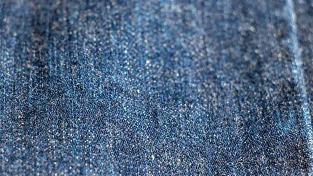 surface texture of jeans with navy blue color