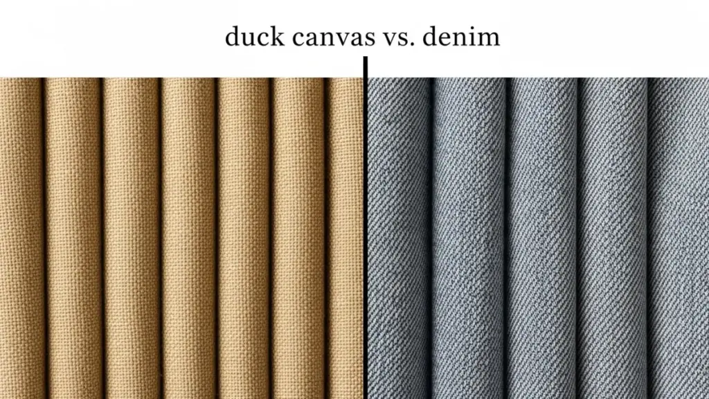 Duck Canvas vs Denim