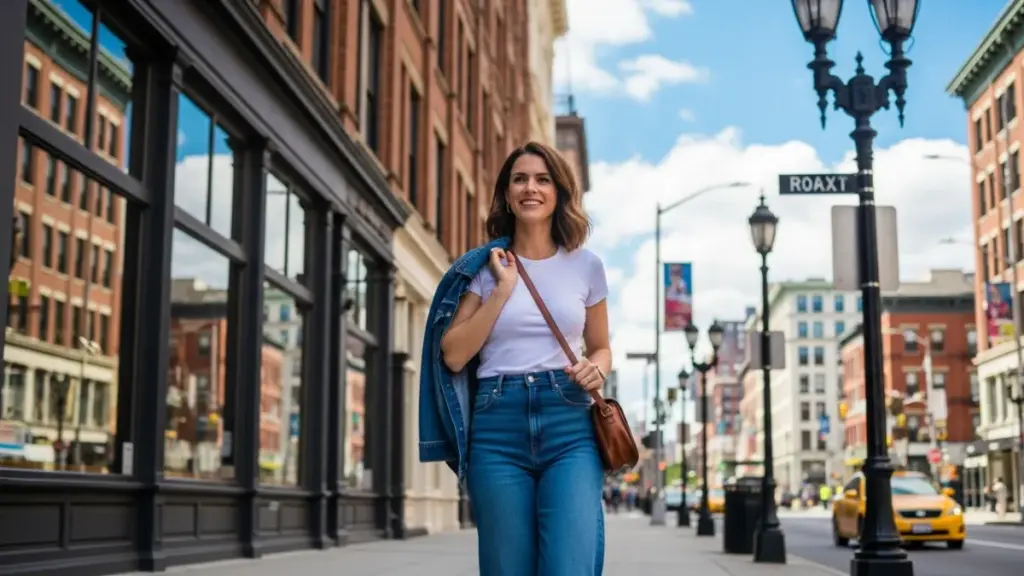 Wide Leg denim Trousers are Fashionable