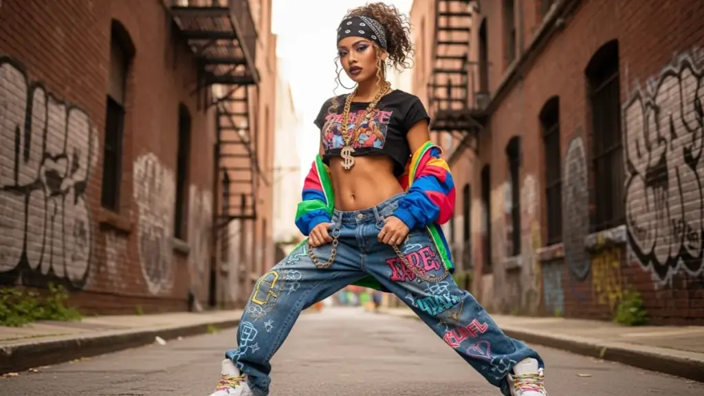 low waist Y2K denim jean