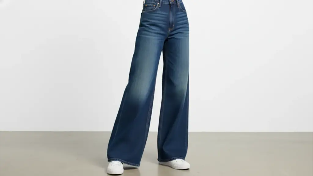 wide leg denim jeans 2