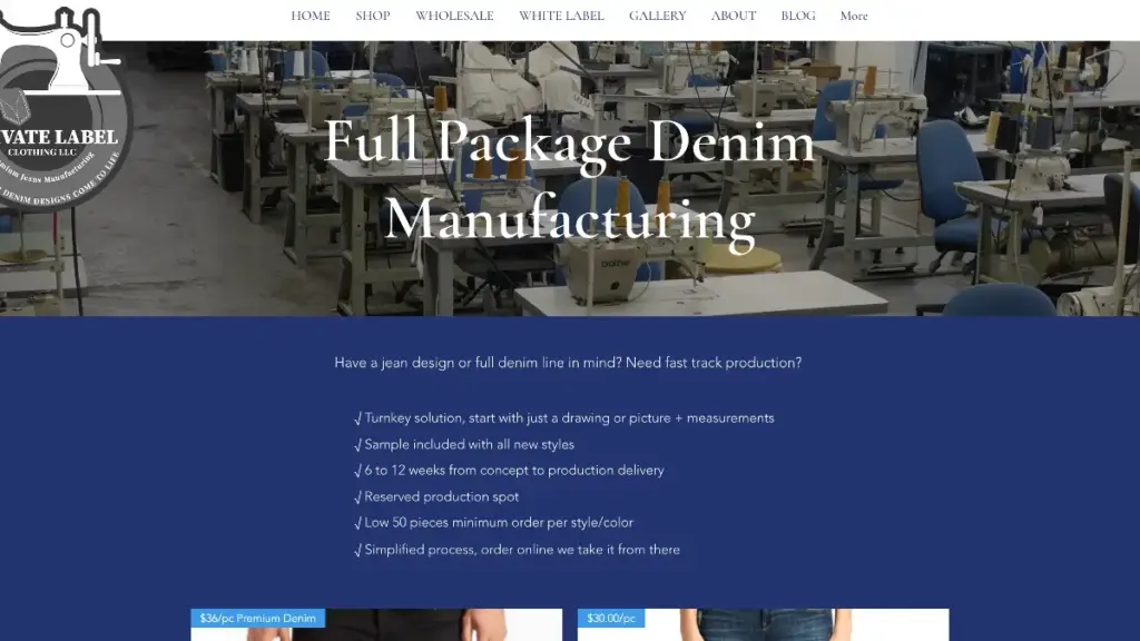Denim Manufacturers in Los Angeles Full Package Global