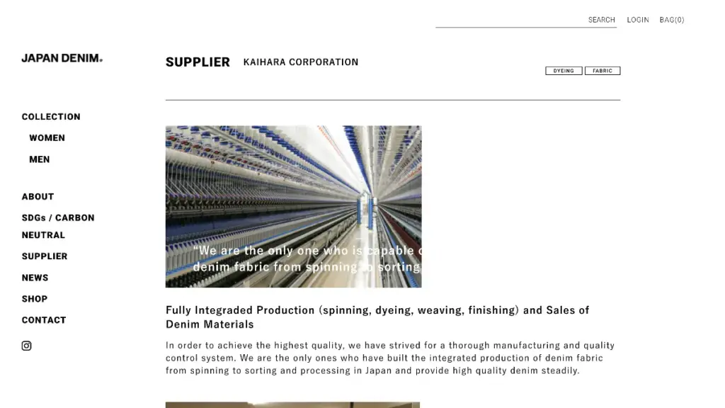 Low Cost Denim Manufacturers Kaihara