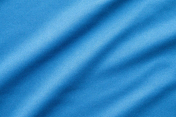 Blue sports clothing fabric football shirt jersey texture