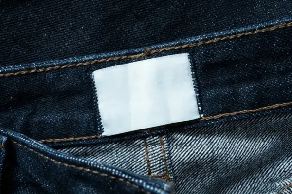 jeans woven labels