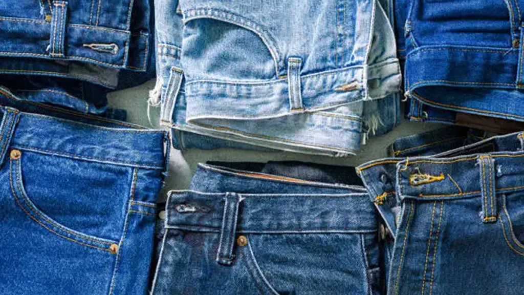 blue denim texture jeans